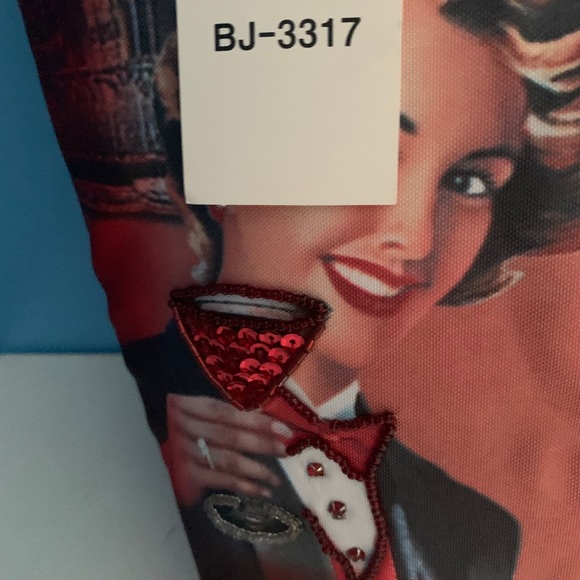 Decorative purse with rhinestones cocktails - Picture 3 of 6